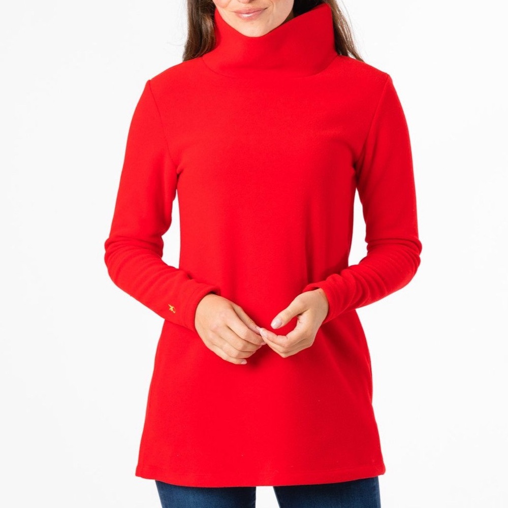 Dudley Stephens Cobble Hill in Terry Fleece (Red) - Small